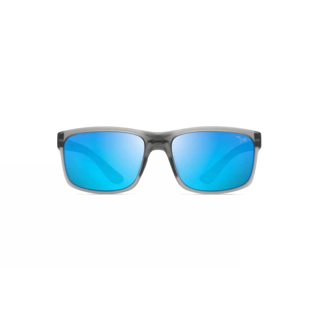 Maui Jim Translucent Gray Mj0439s Rectangular Sunglasses