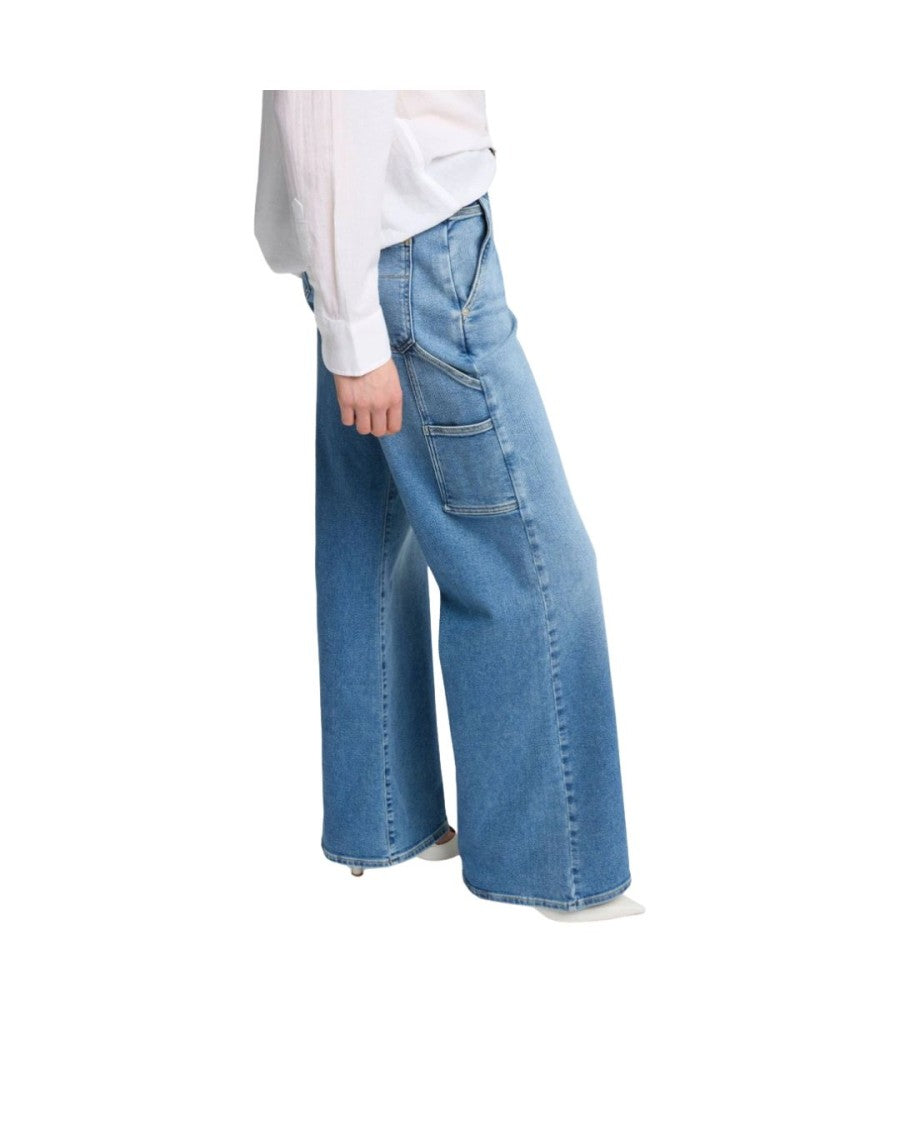 7 For All Mankind Jeans Lotta Trouser Fancy Whit Carpenter Details