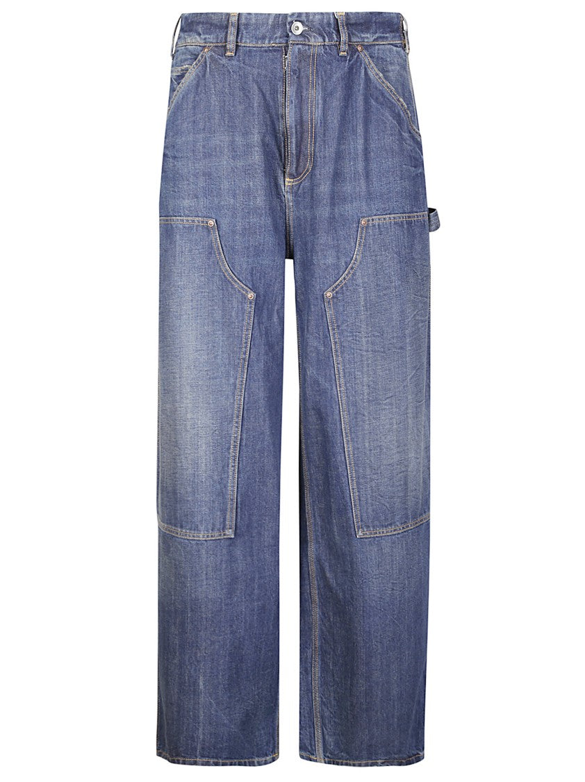 Maison Margiela Tailored Straight Leg Pants In Premium Cotton