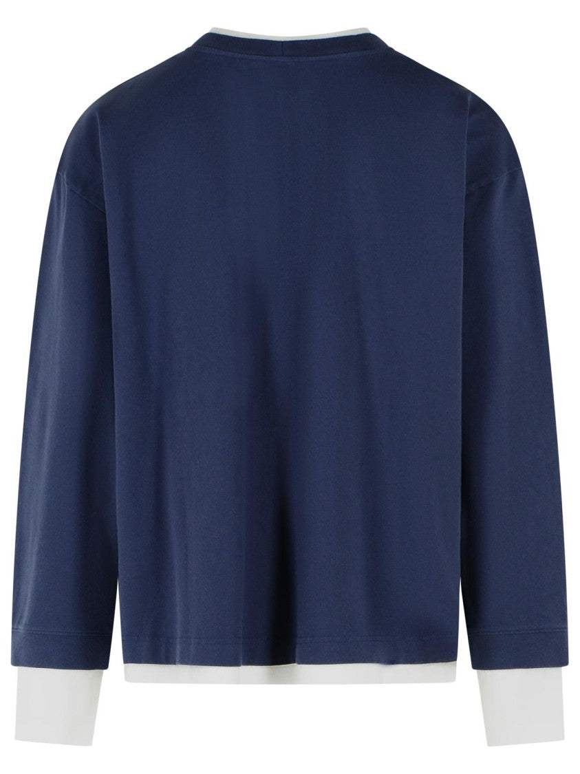Acne Studios Navy Cotton T-Shirt