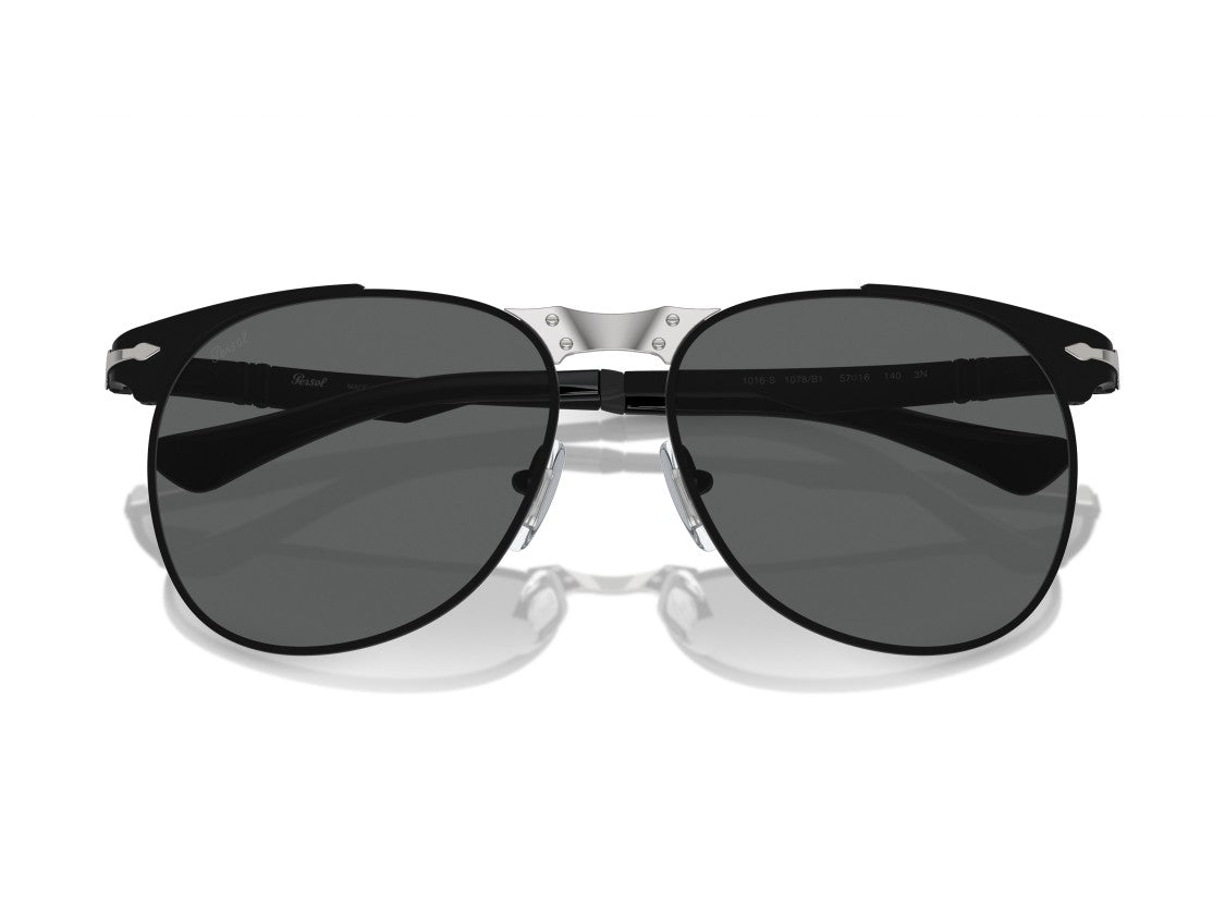 Persol 0Po1016s Silver Aviator Sunglasses