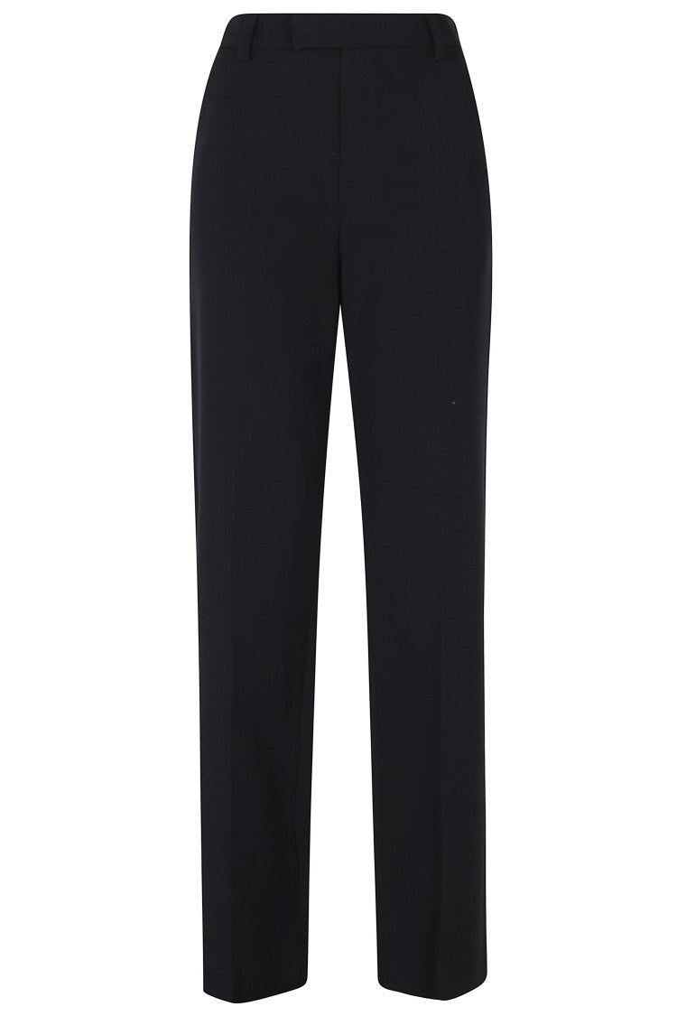A.P.C. Blue Becky Straight-Leg Cotton-Blend Pants