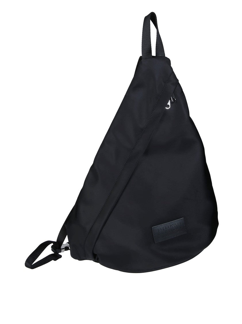 Mm6 By Maison Margiela Zaino Nylon Slingbag Triangular Nylon Sling Bag