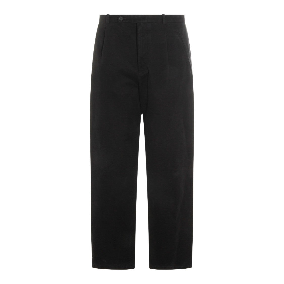 Jil Sander Black Wide-Leg Trousers With Belt Loops And Classic Minimalist Finish