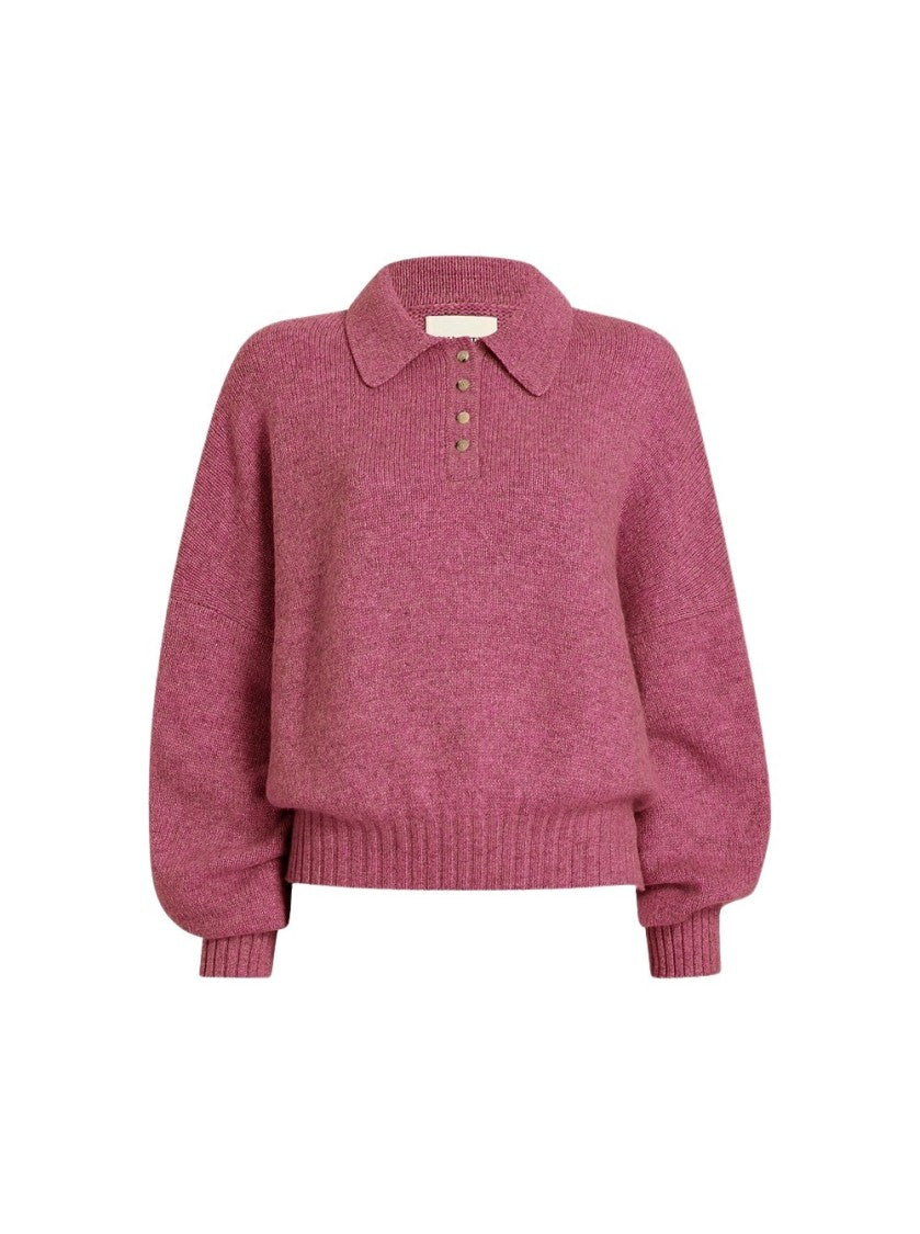 Khaite Rene Sweater Amaranth