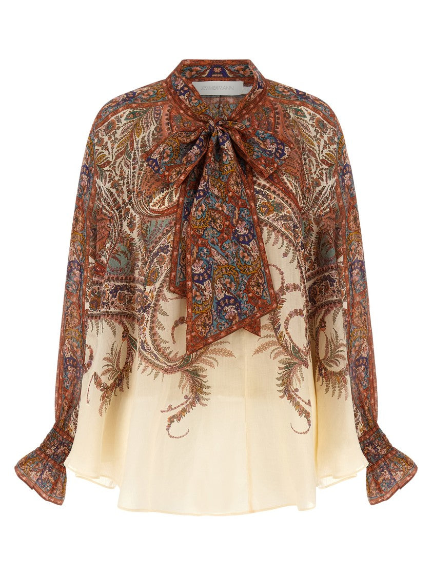 Zimmermann 'Rhiannon Tie Neck' Blouse