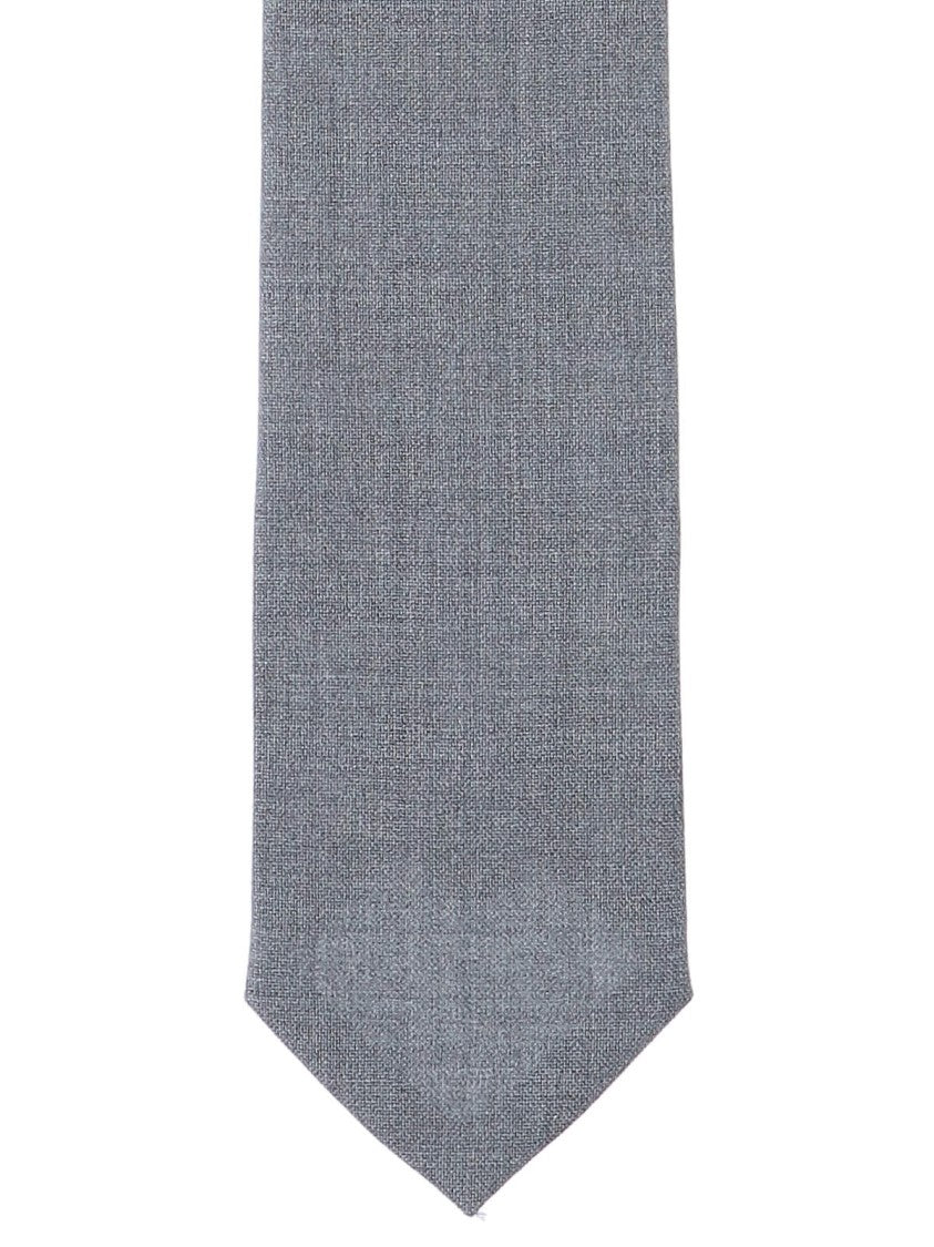 Thom Browne Adjustable Slim Wool Tie With Iconic Stripes And Grosgrain Tab