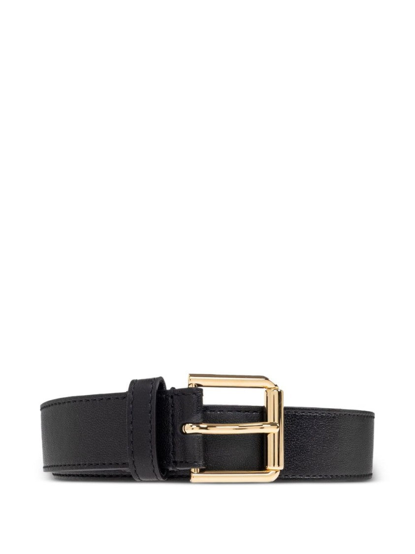 Givenchy Black Silk And Nylon Logo Belt