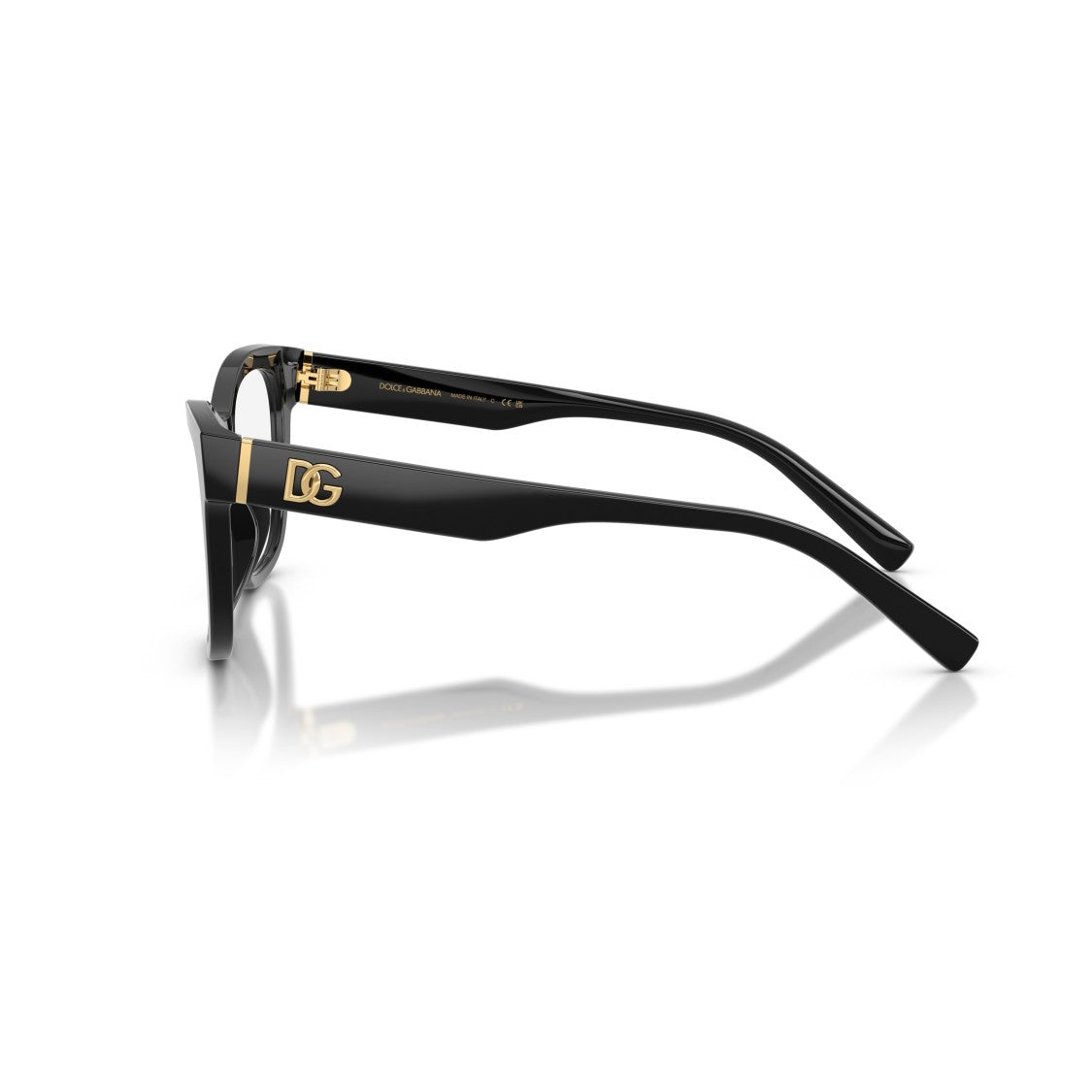 Dolce & Gabbana 0Dg3430 Glossy Black Square Frame Eyeglasses