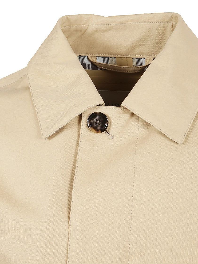 Burberry Cotton Gabardine Midi Car Coat