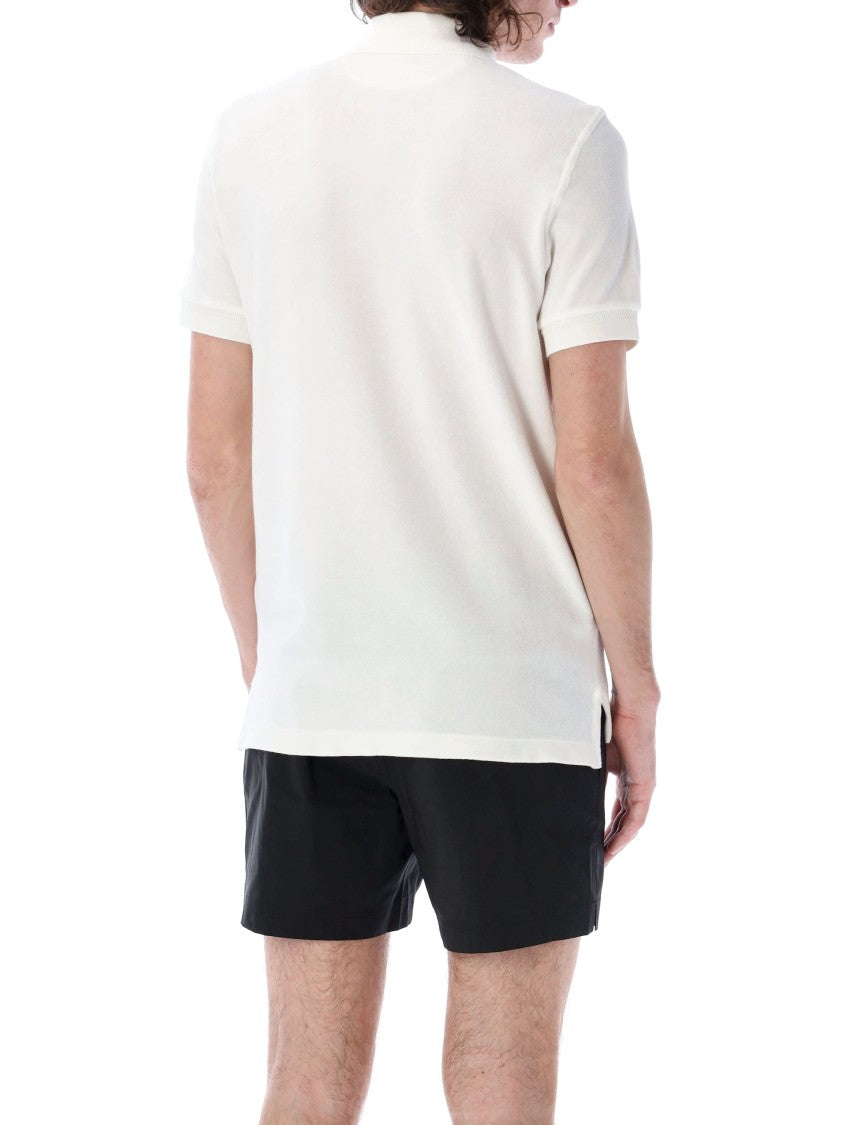Tom Ford Towelling White Polo