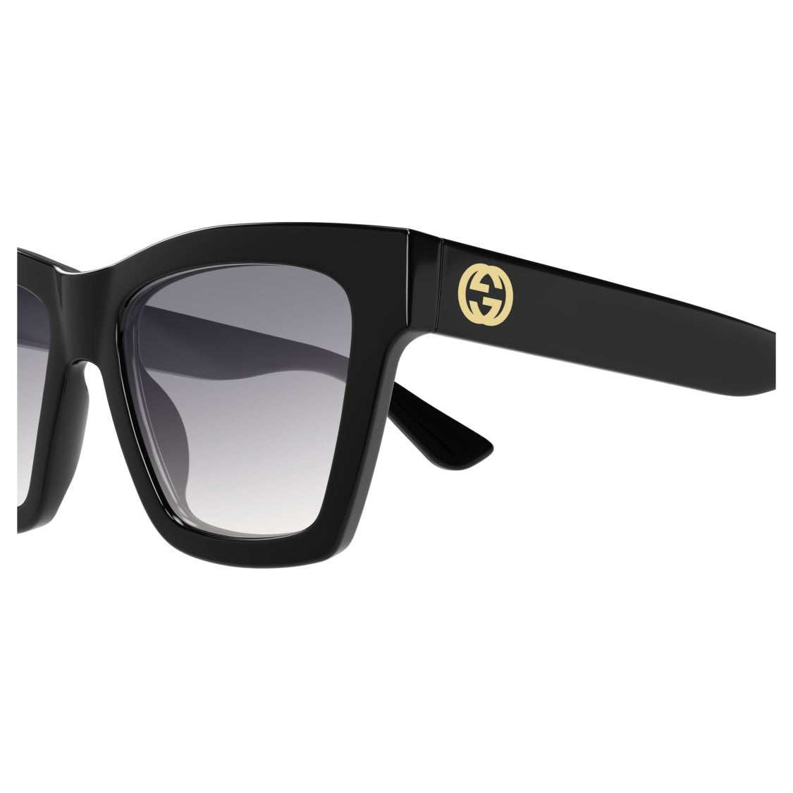 Gucci Oversized Square Frame Sunglasses With Gradient Lenses