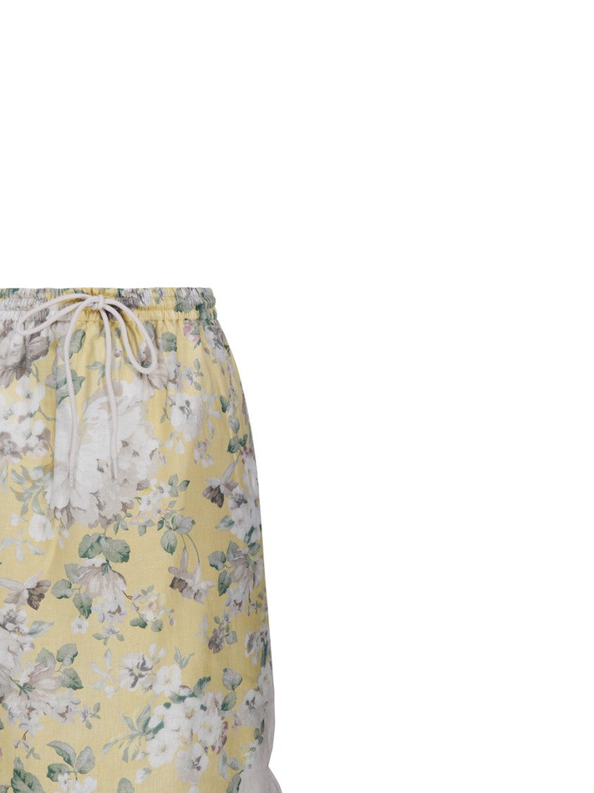 Zimmermann Acacia Scallop Midi Skirt