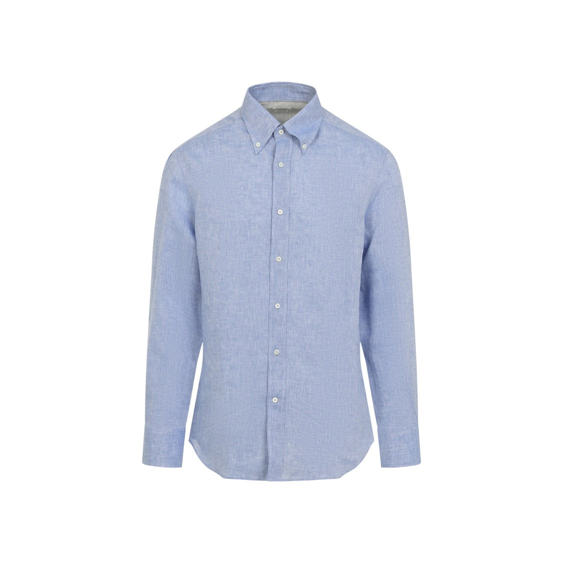Brunello Cucinelli Light Blue Linen Shirt