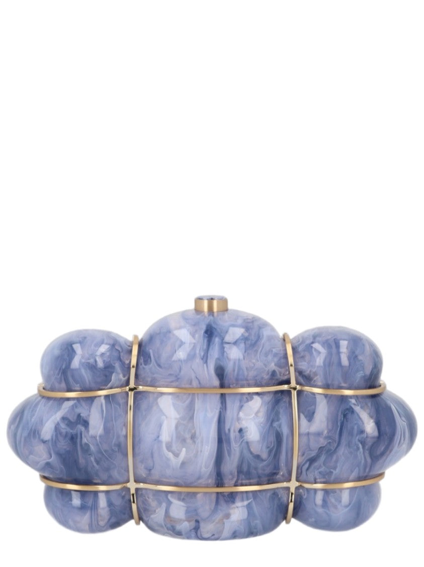 Cult Gaia Sculptural Multicolour Handbag With Gold-Tone Grid