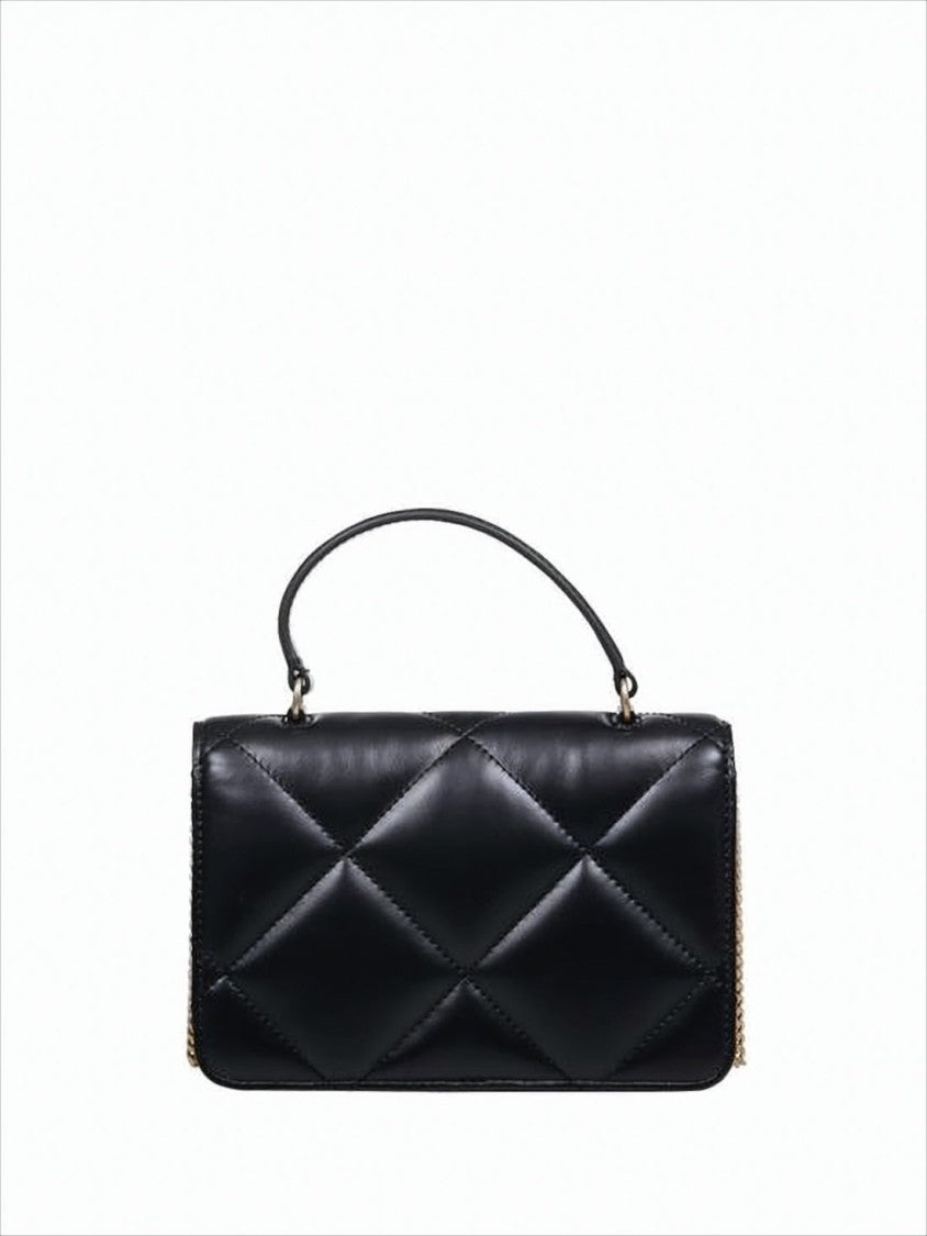 Tory Burch Quilted Leather Tote Bag With Gold-Tone Chain Strap