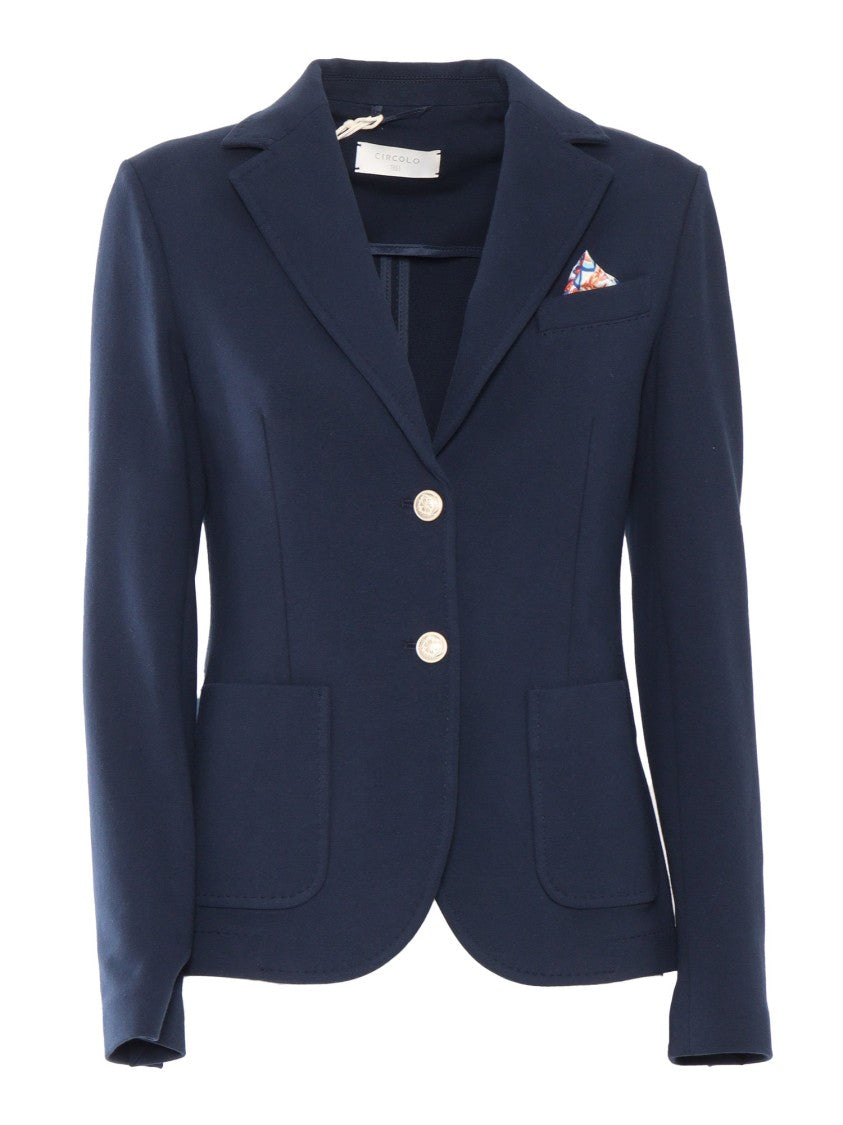 Circolo 1901 Tailored Blue Blazer