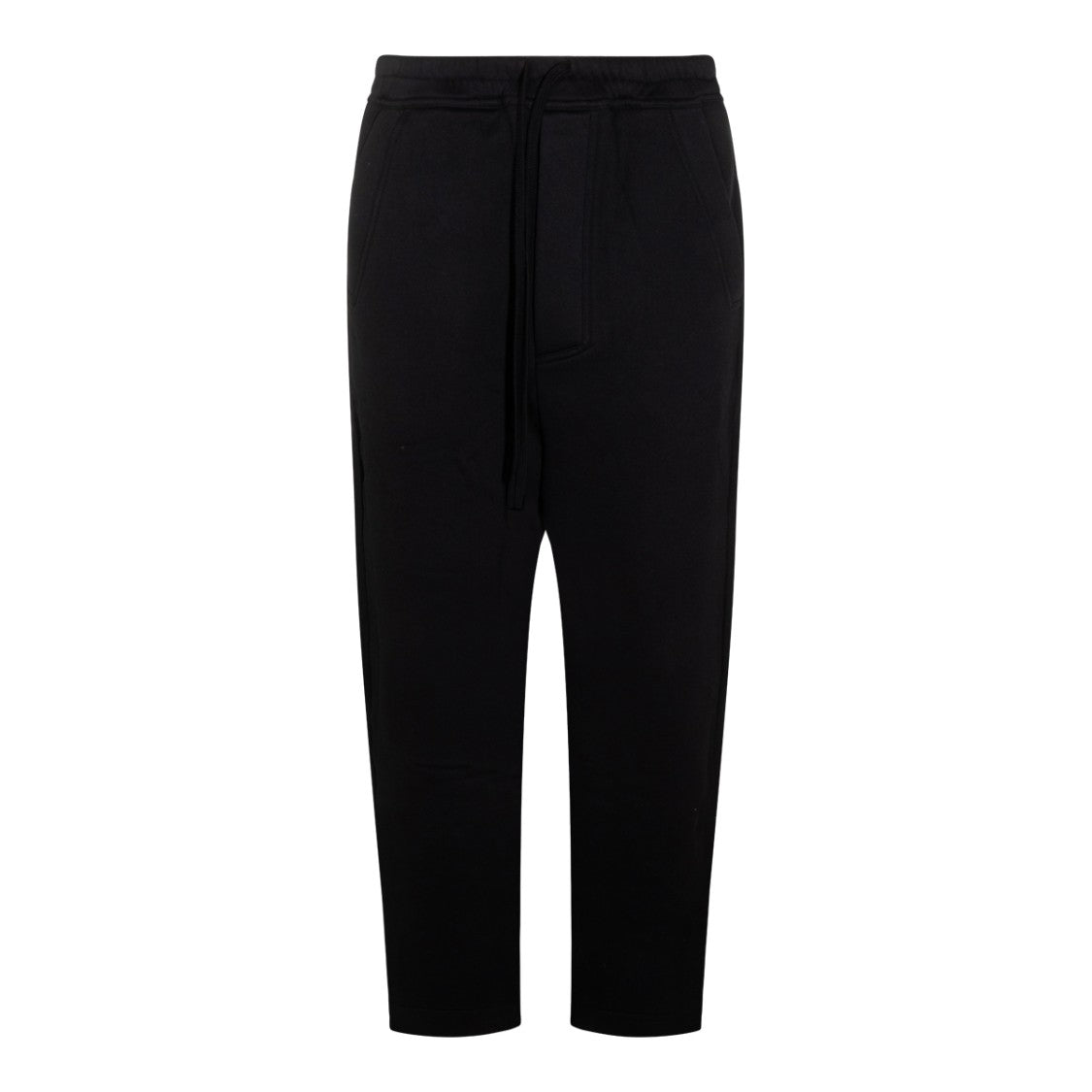 Thom Krom Black Cotton Straight-Leg Pants