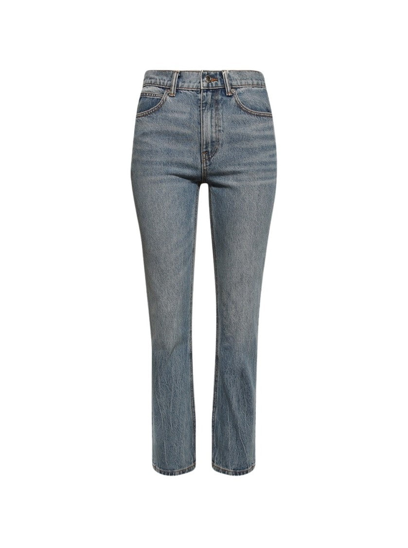 Alexander Wang High Rise Stovepipe Jean Vintage Light Indigo