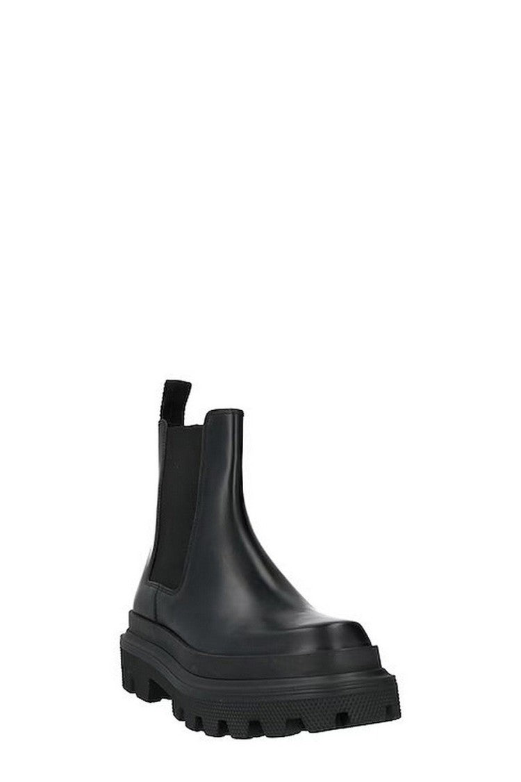 Dolce & Gabbana Black Chunky-Sole Chelsea Boots