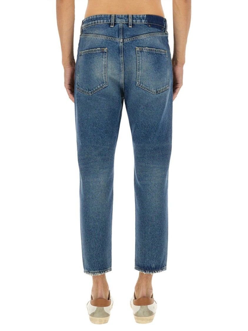 Golden Goose Cropped Ankle Slim Jeans