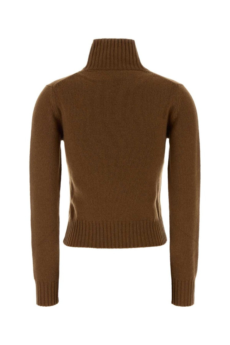 Ami Biscuit Cashmere Blend Sweater