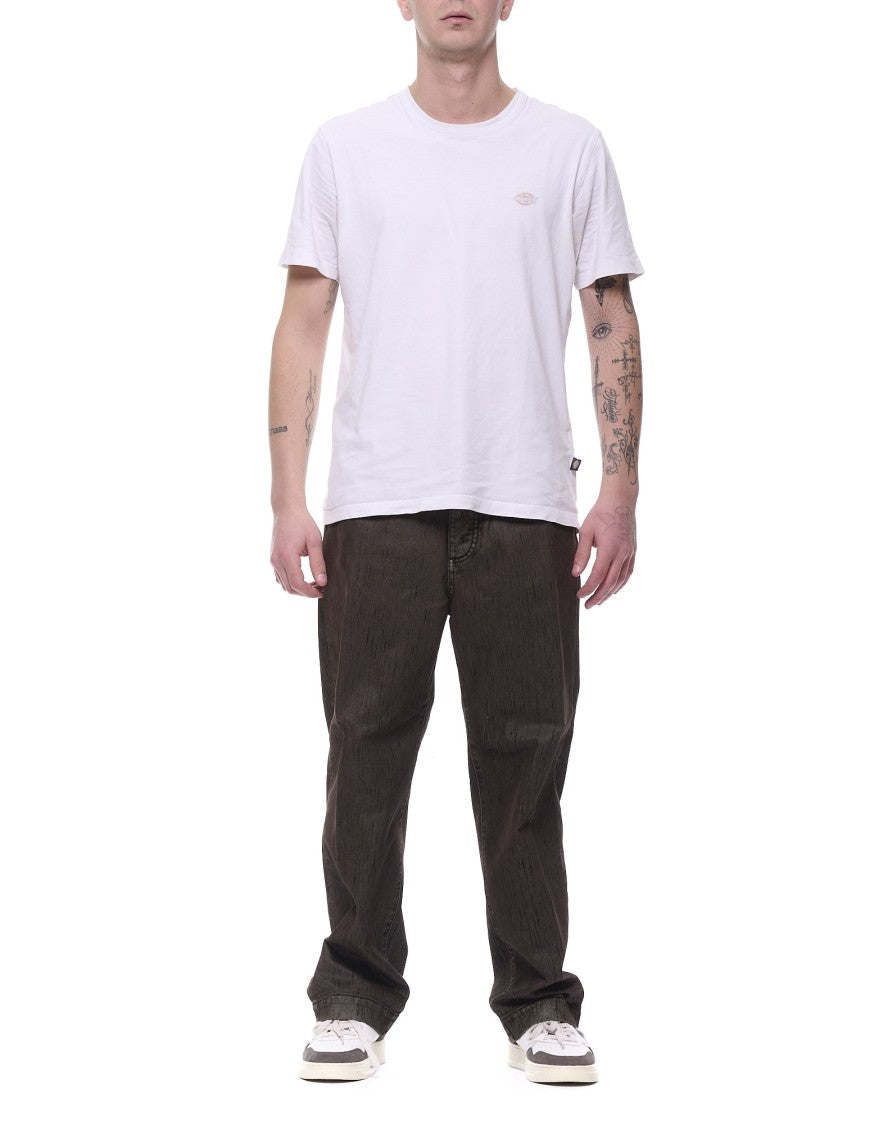 Nine In The Morning Five-Pocket Straight-Leg Trousers In Dark Chocolate