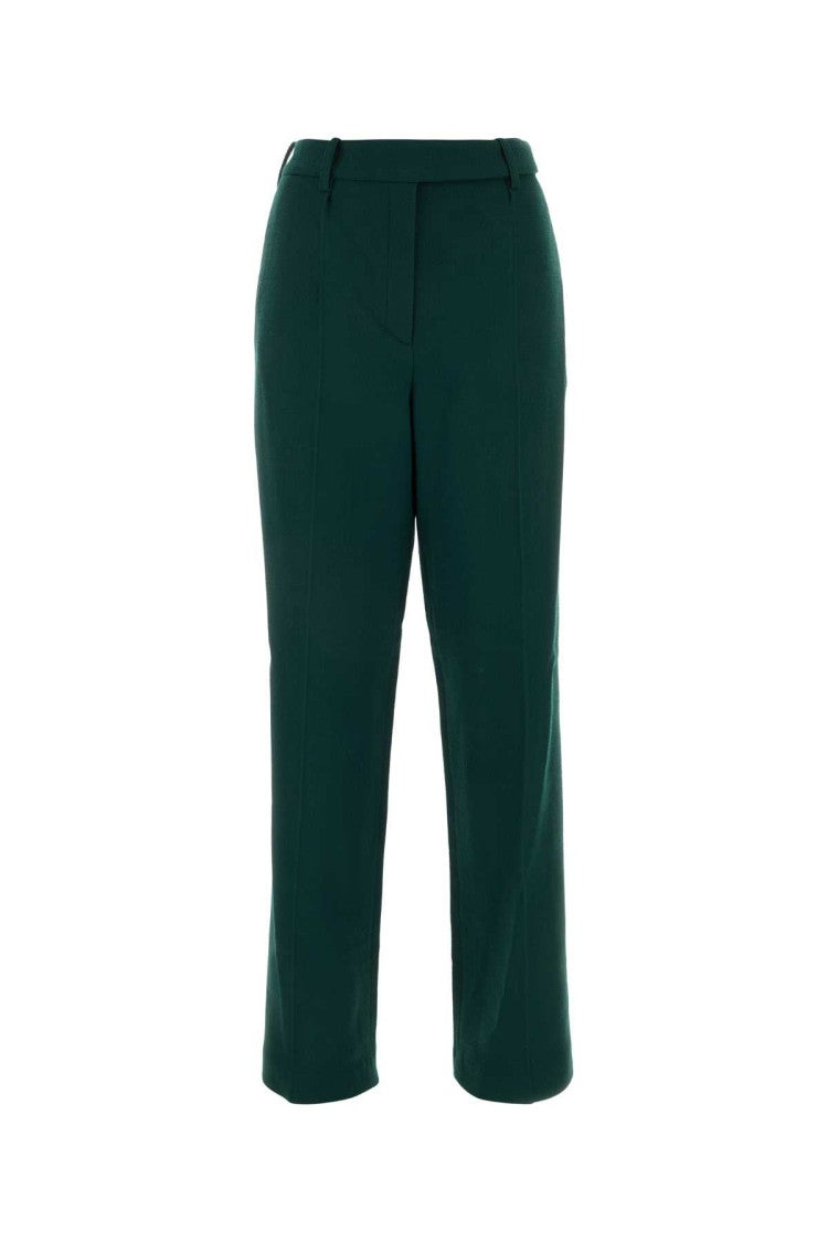 Alexandre Vauthier Dark Green Wool Pant