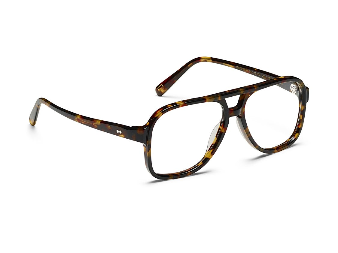 Moscot Tortoiseshell Or-Shei-O Double-Bridge Acetate Eyeglasses