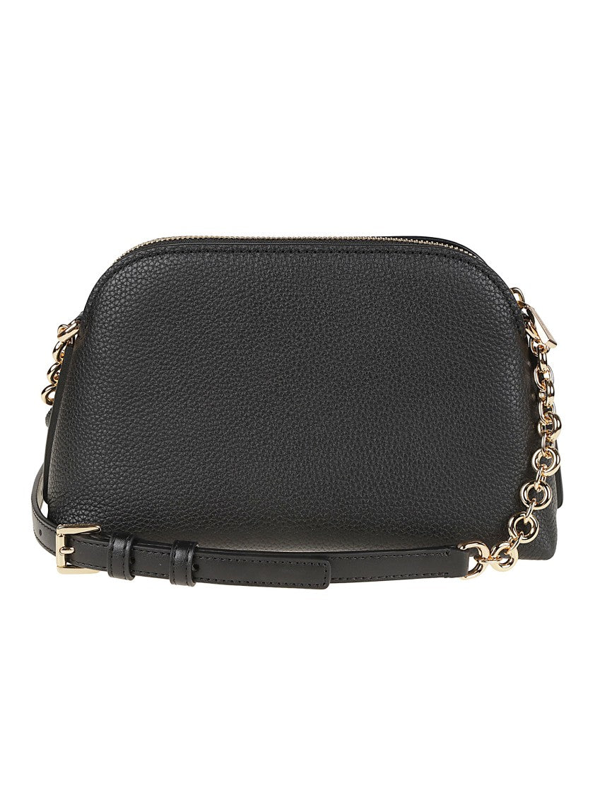 Michael Kors Small Dome Chain Textured Leather Crossbody Bag