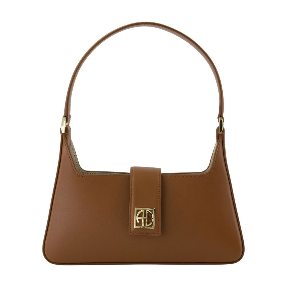 Anine Bing Lou Shoulder Bag - Leather - Brown
