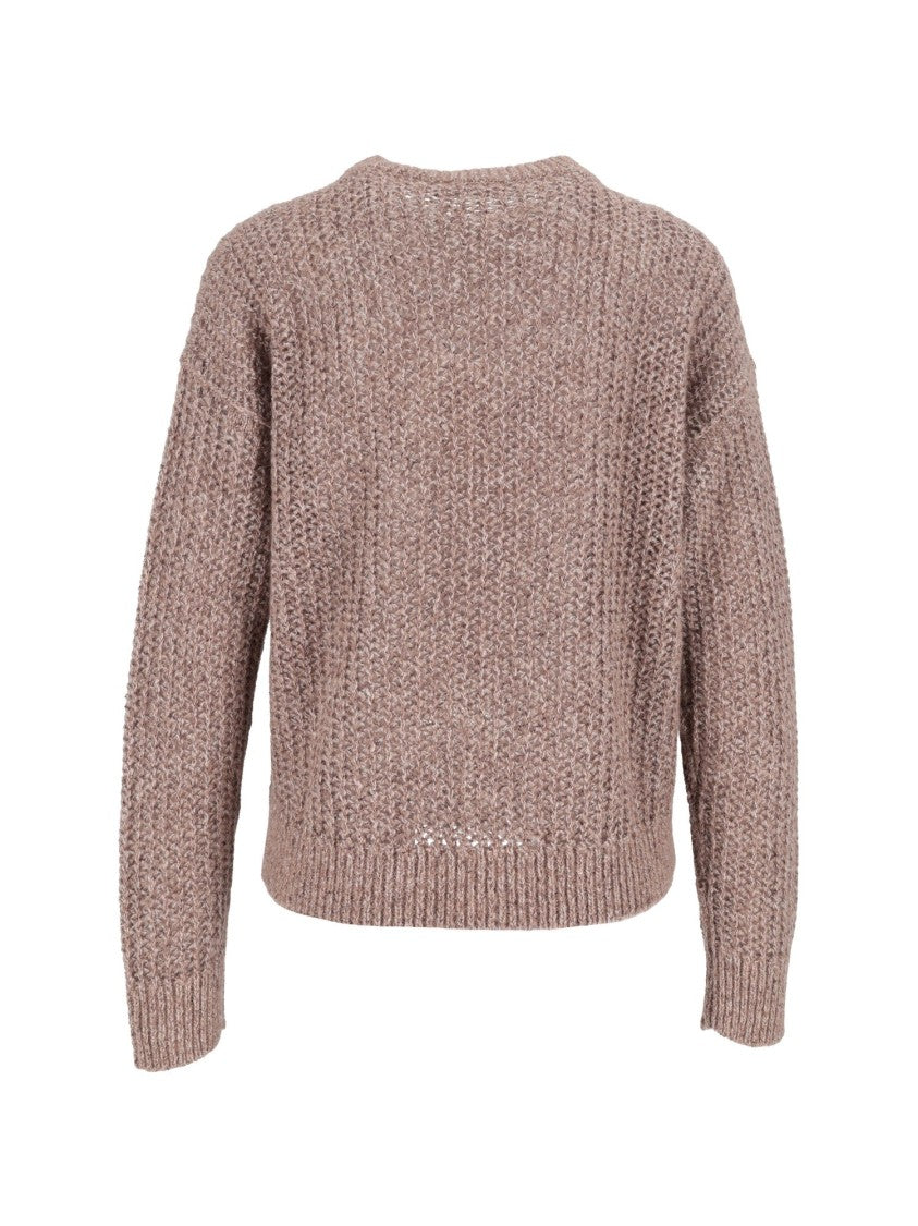 Peserico Textured Cropped Knit Sweater
