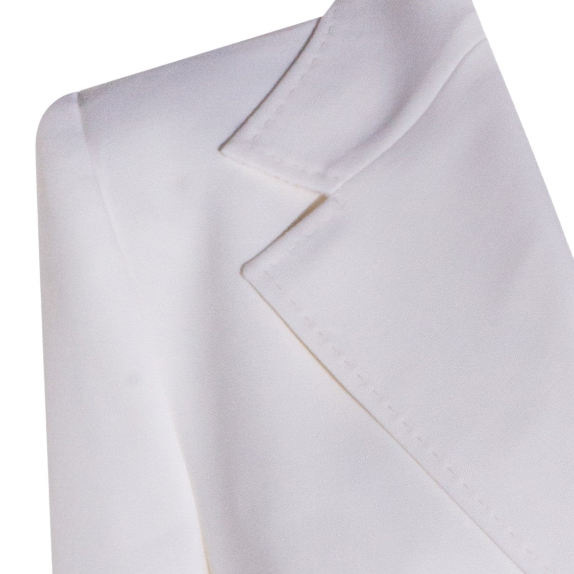 Dolce & Gabbana Classic White Structured Jacket With Timeless Appeal