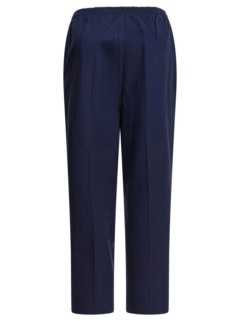 Altum Relaxed Fit Blue Trousers With Elastic Waistband