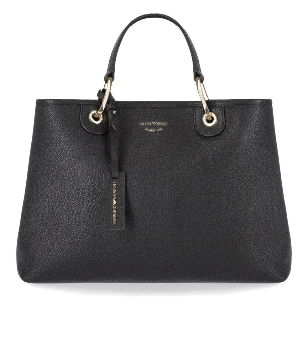 Emporio Armani Myea Black Shopping Bag
