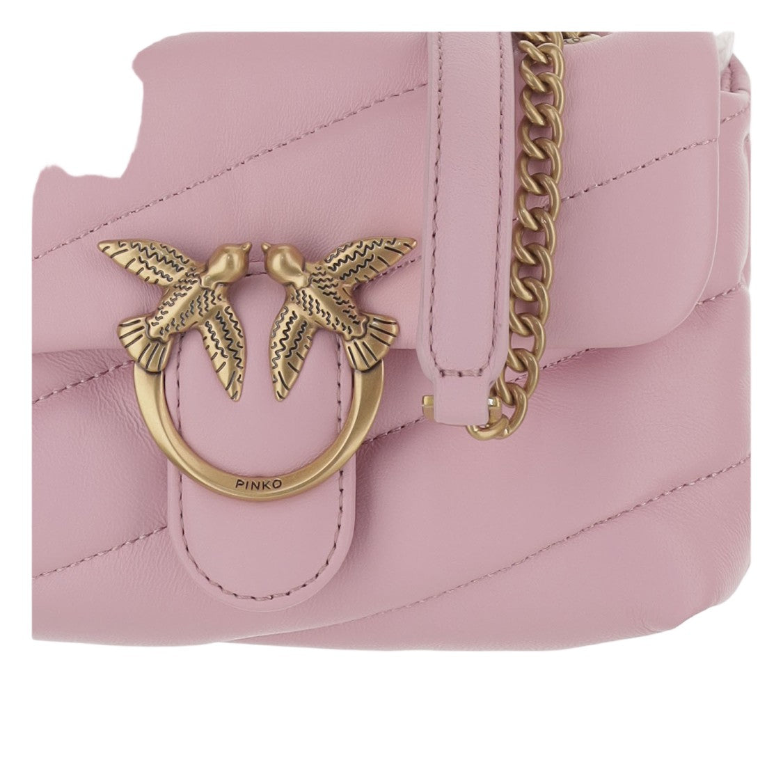 Pinko Quilted Nappa Leather Bag