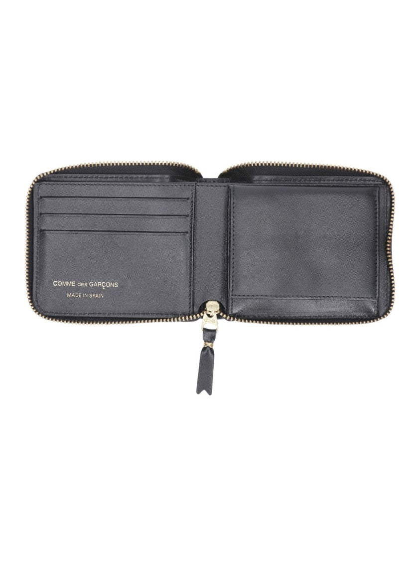 Comme Des Garçons Polka Dot Zip-Around Compact Wallet