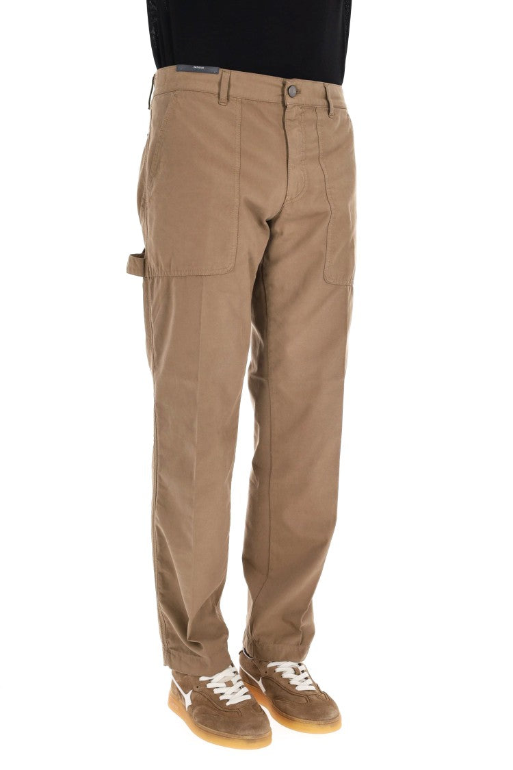 Pt Denim Fatigue Model Color Cotton 5-Pocket Trousers