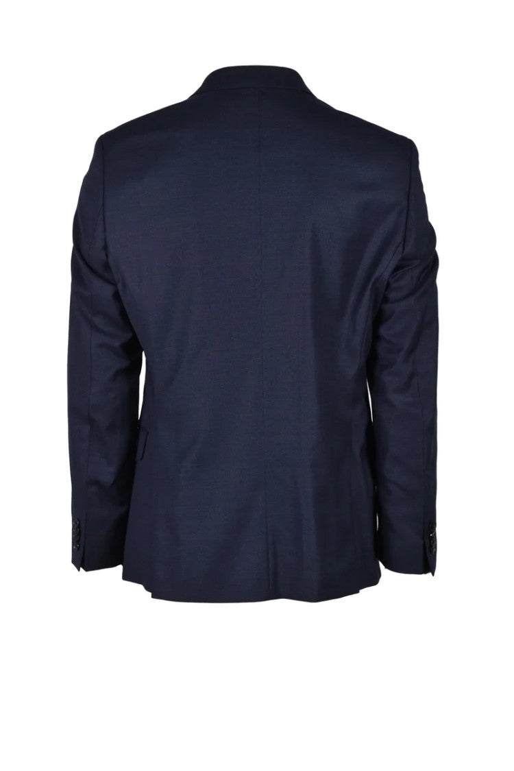 Digel Virgin Wool And Elastane Jacket - Blue