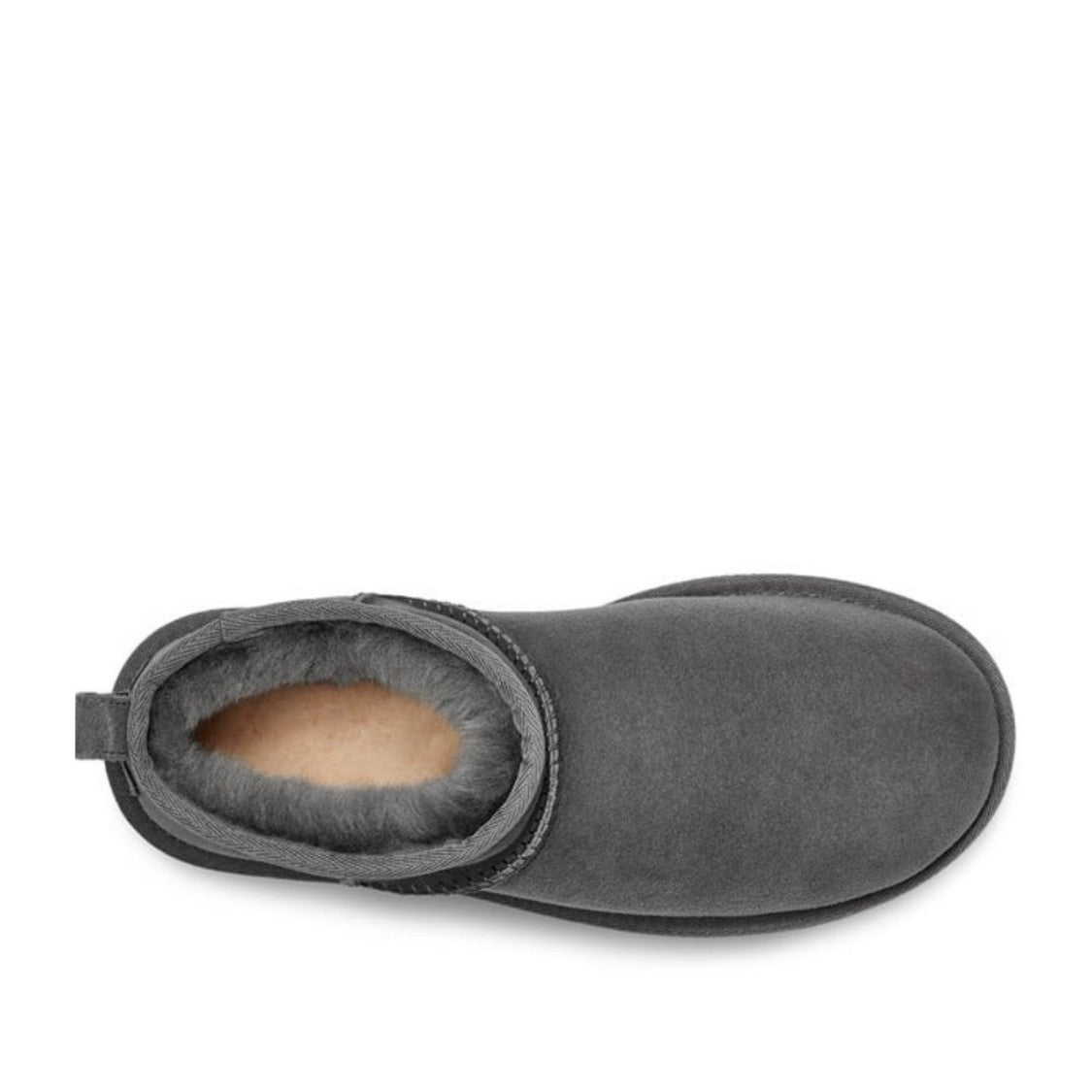 Ugg Gray Classic Ultra Mini Sheepskin Boots