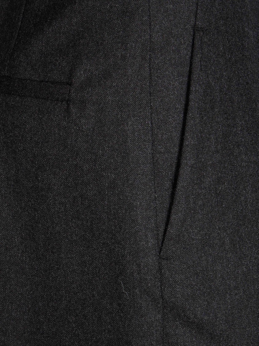 Victoria Beckham Black Cecilia Tailored High-Waist Trousers