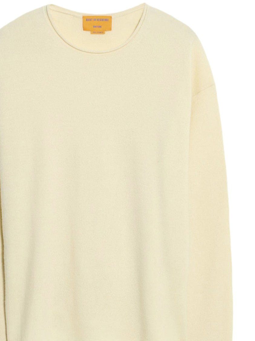 Guest In Residence Cream Oversized Cashmere Sweater