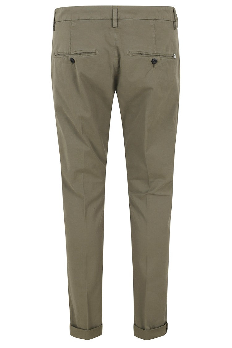 Dondup Military Green Slim Chino Gaubert Cotton-Blend Chino Pants