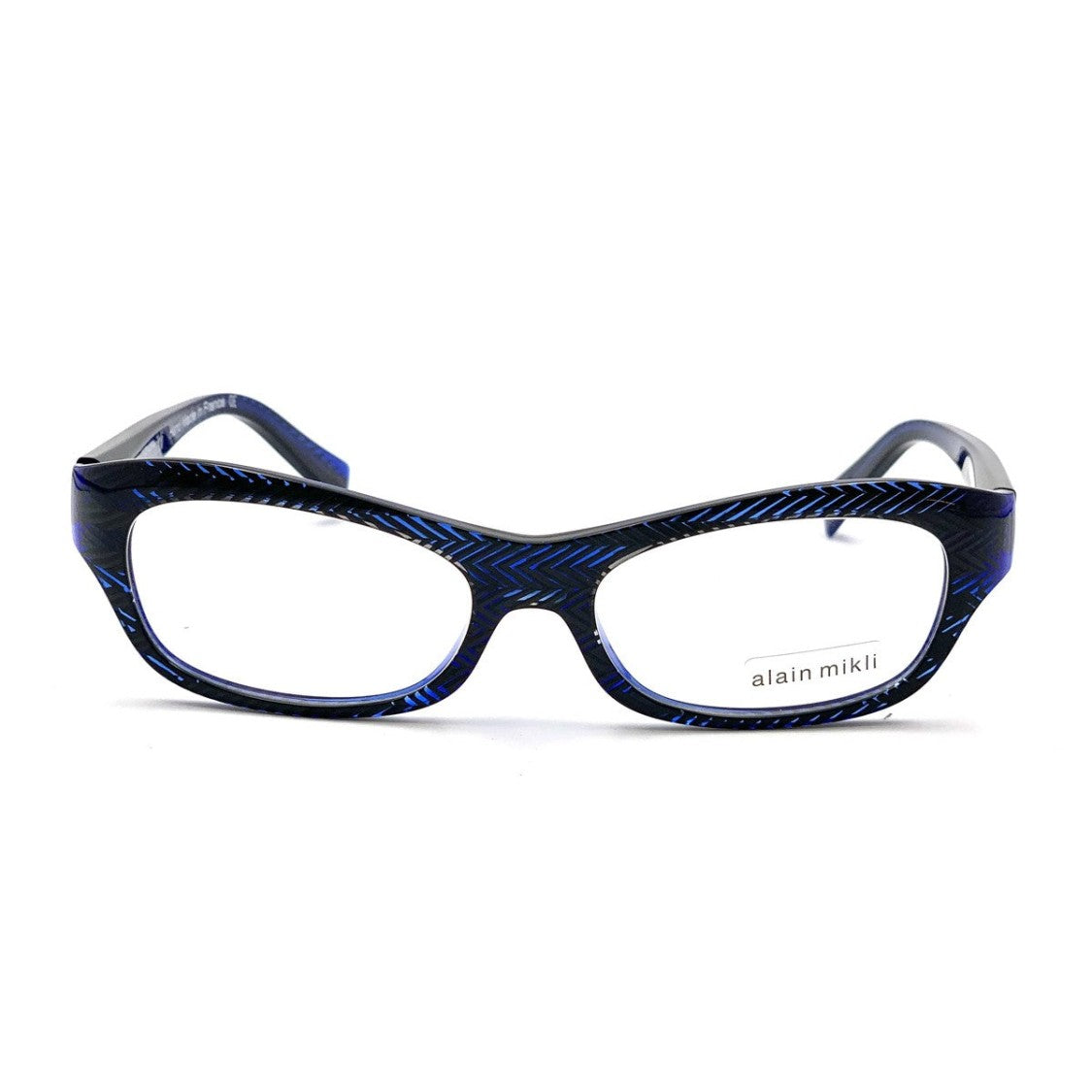 Alain Mikli Blue Al1010 Acetate Rectangular Sunglasses