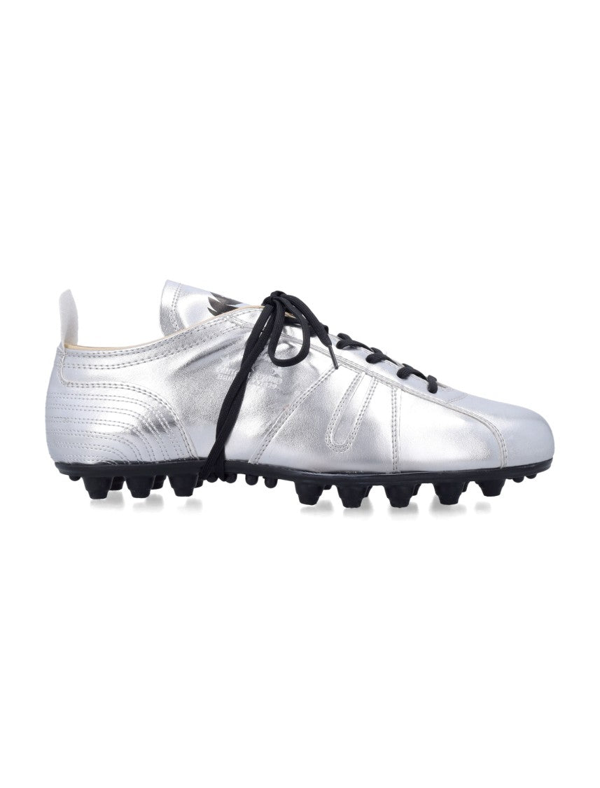 Pantofola D'oro 540 Football Inspired Black Leather Sneakers