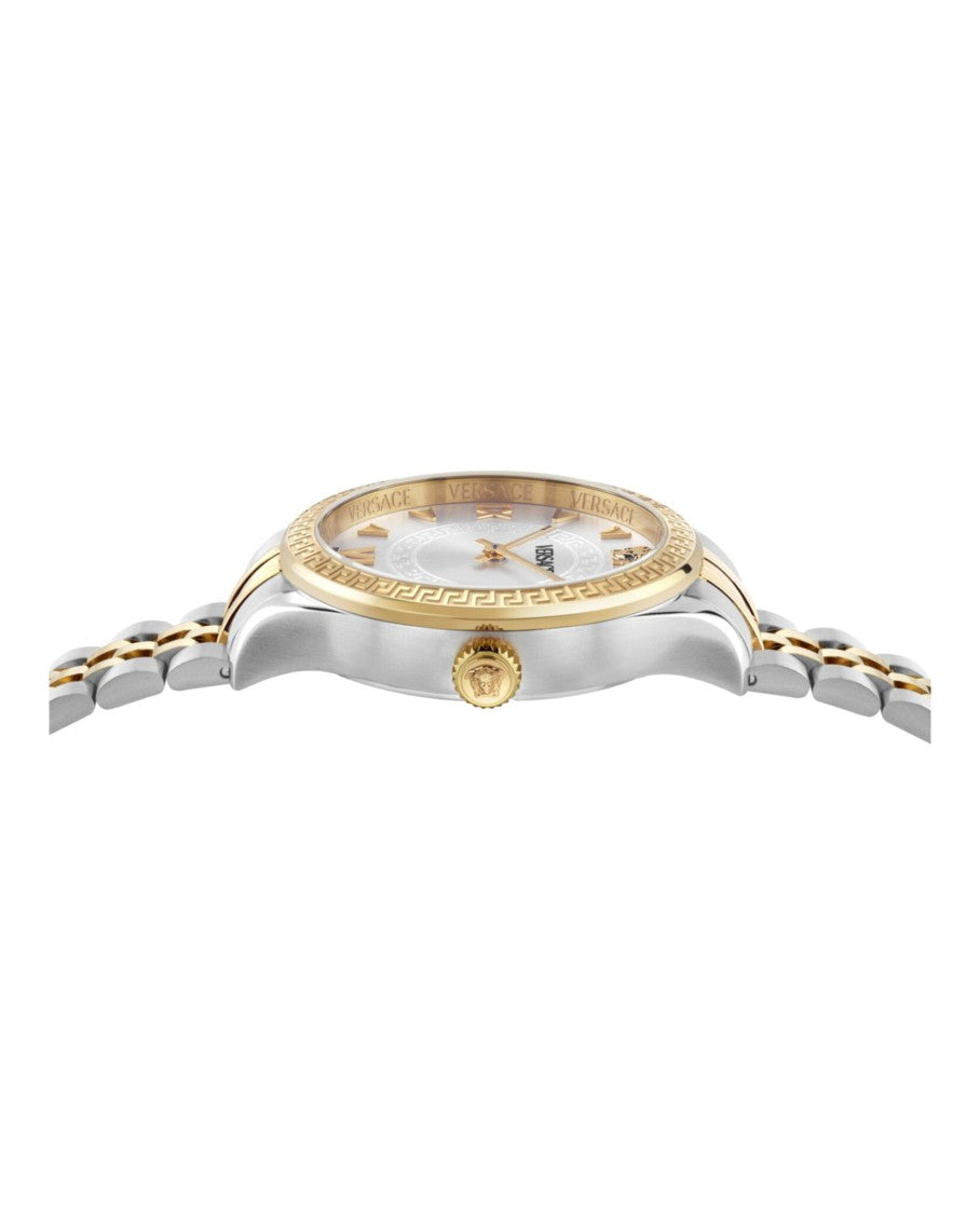 Versace Hellenyium Bracelet Watch With Two-Tone Case