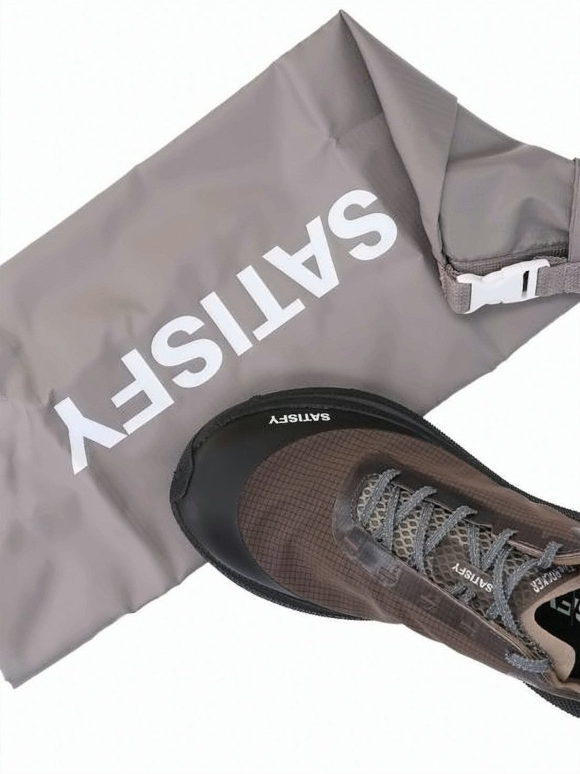 Satisfy Translucent Brown Polyester Sneakers With Robust Eva Sole