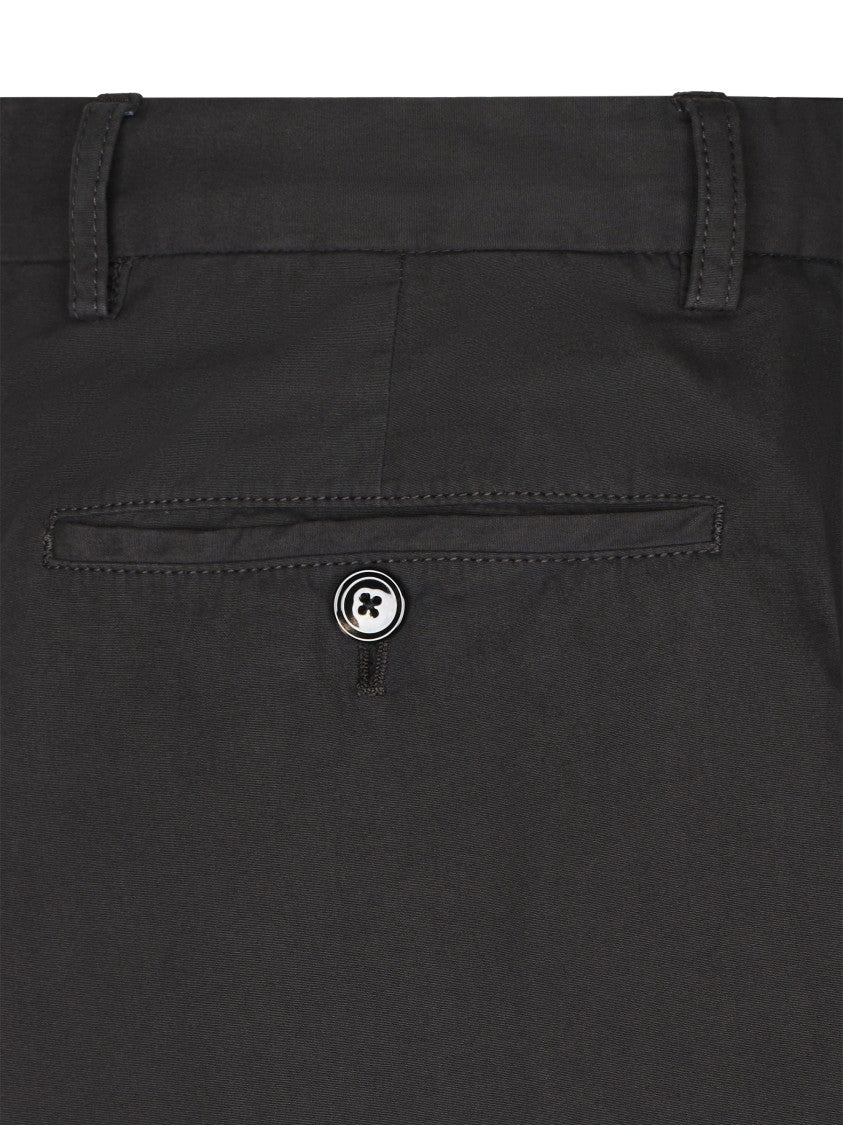 Cellar Door Straight-Leg Trousers With Mid-Rise Waist And Pleated Front