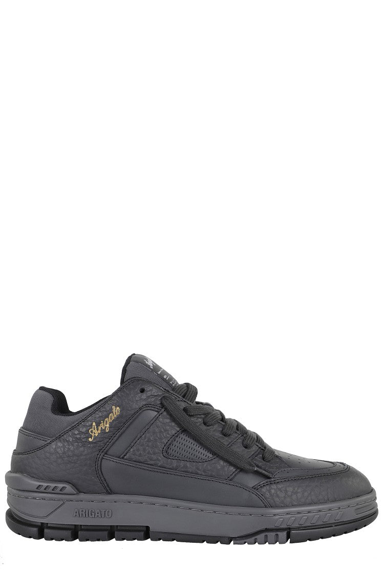 Axel Arigato Textured Black Leather Area Lo Sneakers