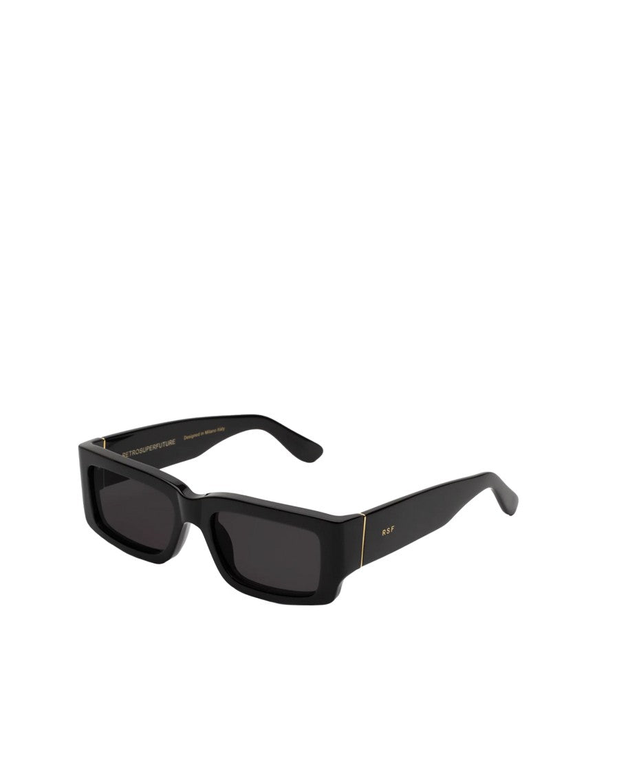 Retrosuperfuture Rectangular Black Sunglasses